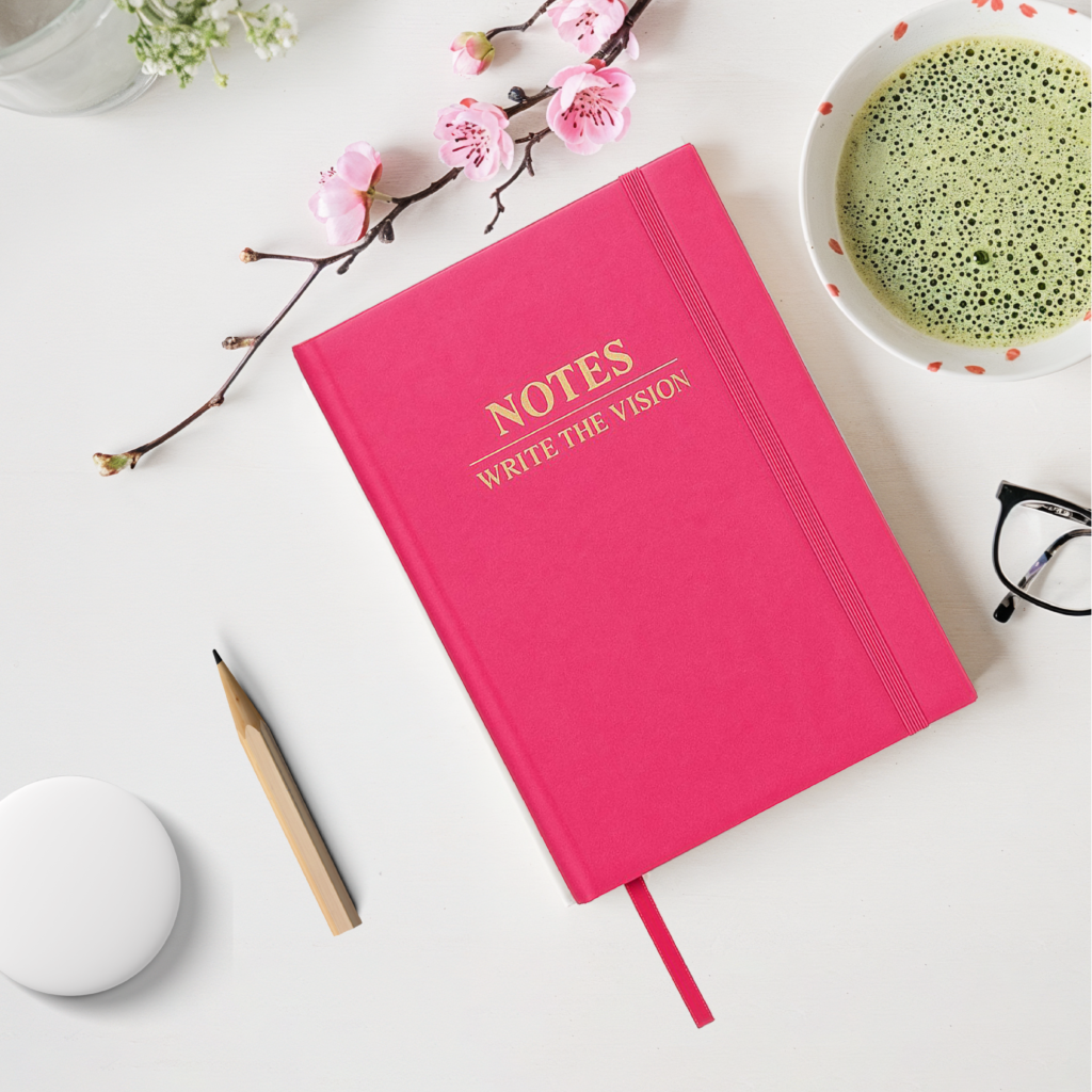 Pink Vision Notes Journal - The School of the Word.