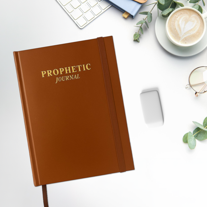 Leather Brown Prophetic Journal